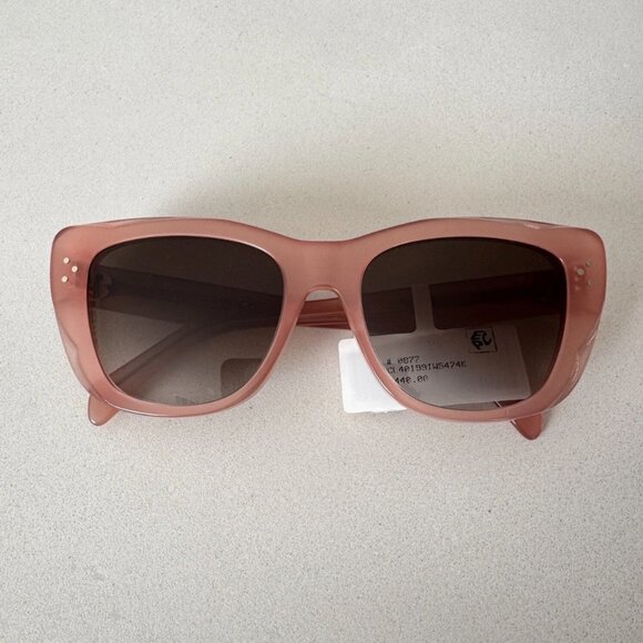NWT Celine Pink Gradient 54MM sunglasses cat eye - Picture 6 of 6